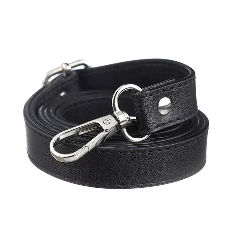 

1 шт. 60-130 см Сменный ремень для сумки Длинный из искусственной кожи Регулируемый ремень для сумки через плечо DIY чёрный