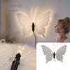 Glowing Butterfly Hanging Light for Tree Outdoor Garden Ambient Decor