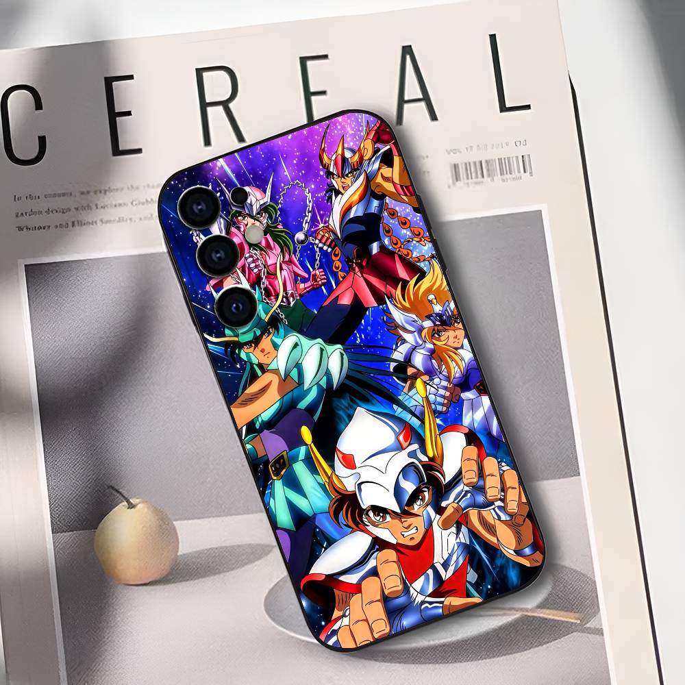 S-Saint S-Seiya Anime Phone Case Silicone Soft For Samsung S25,S24,S21,S22,S23,S30,Ultra,S20,Plus,Fe,Lite