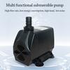 Black Submersible Water Pump Submersible Ultra-Quiet Fountain Pump Adjustable with Suction Cup Fish Tank Filter Pump