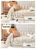 Bohemia Style Chenille Sofa Towel with Tassels Double-side Living Room Camping Picnic Large Blanket Leisure Relax Beach Towel