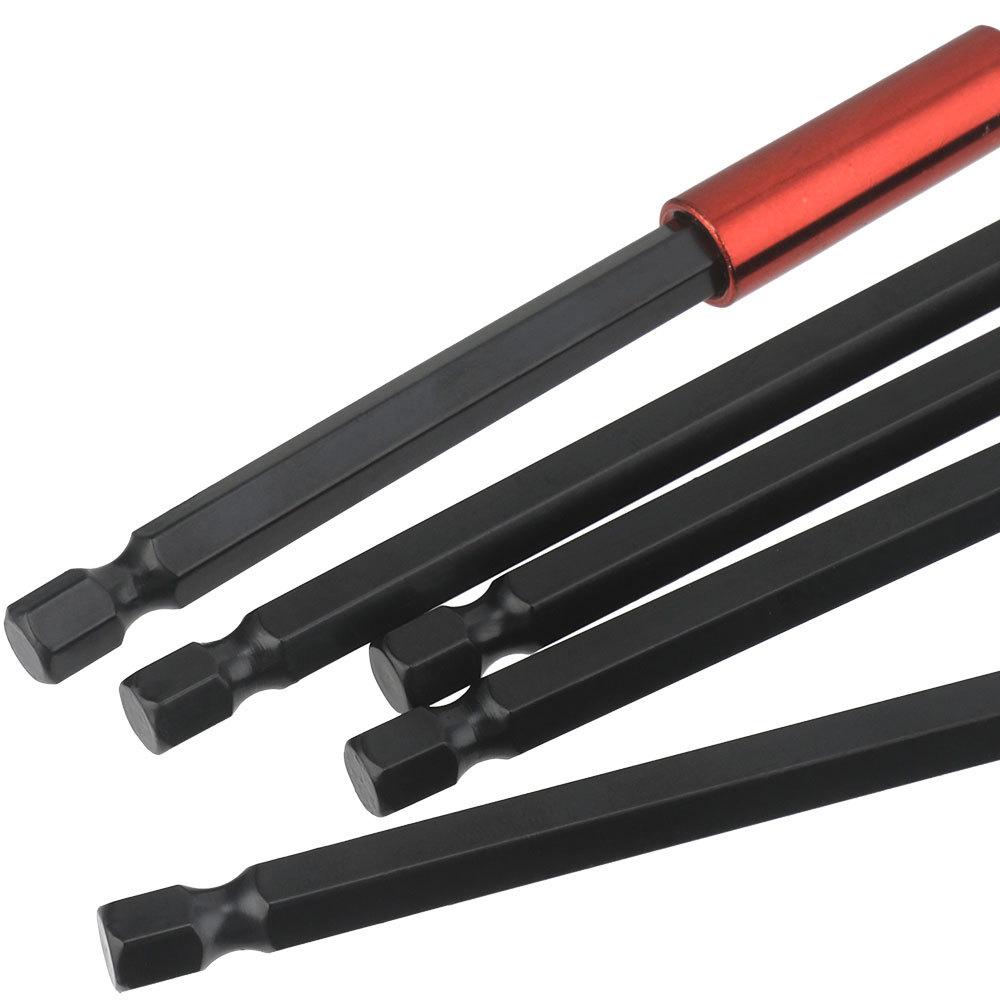 3PCS Magnetischer Bohrer-Verlängerungshalter für Schlagschrauber, 14" Sechskantschaft S2 Stahl Magnetisch