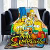 1pc,The Simpsons Family Portrait Blanket Perfect for Home Decor, Couch Cover, Outdoor Use, Travel