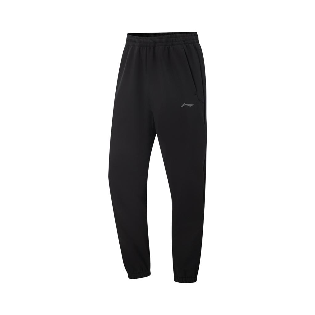 Li Ning Fitness Series Fleece Lined Warm Sports Casual Pants Men Bottoms AYKV627-2