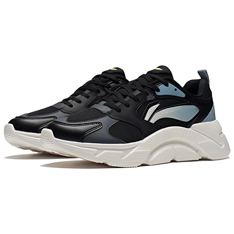 Li Ning Bequemes Textil, Leder Dämpfung Rutschfest Abriebfest Atmungsaktiv Leicht Niedriger Schaft ARSS057-4