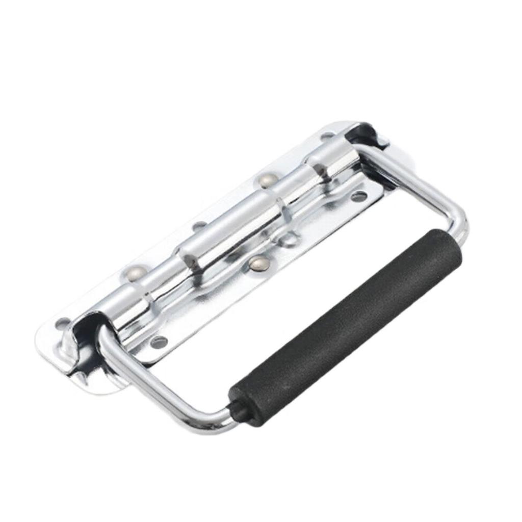 Pack Of 5 Spring Loaded Folding Handles Folding Handles with Spring Compact Designs Handle for Storage Boxes & Toolboxes