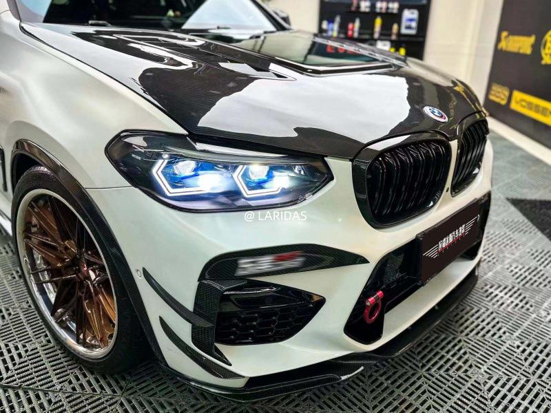 BMW X3M/X4M F97/F98/G01/G02 Carbon Fiber Transparent Engine Hood Cover