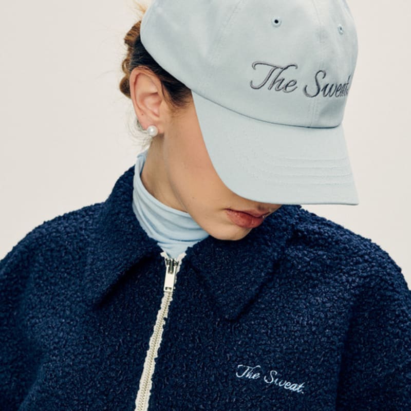 

The Sweat. Cursive Logo Cap - LIGHT BLUE Light Blue