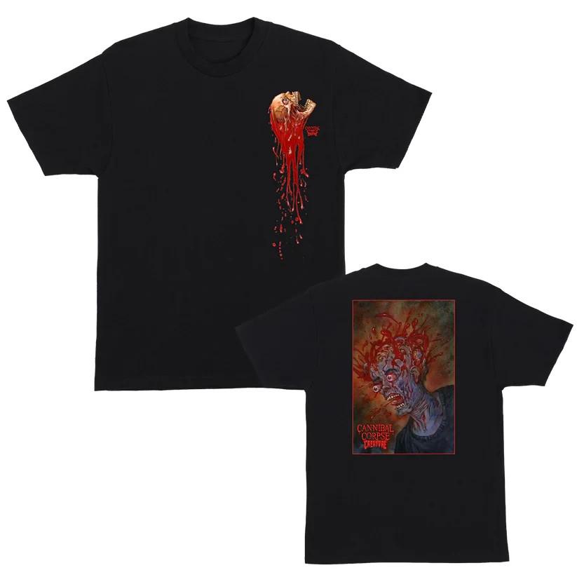 

New!! Cannibal Corpse x Creature Blood Trail T-Shirt Reprint, Shirt For Fans S разноцветный