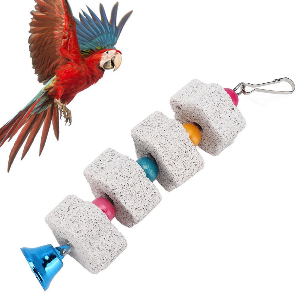 Bird Chewing Toys Bird Beak Grinding Stone for Parrots Hamsters and Other Small Animals