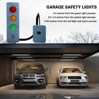 Led Ampel Mit Drei Farben Licht Garage Sicher Parkplatz Batterie Anti Licht Betrieben Einstellbare Alarm Kollision Warnin O5q9