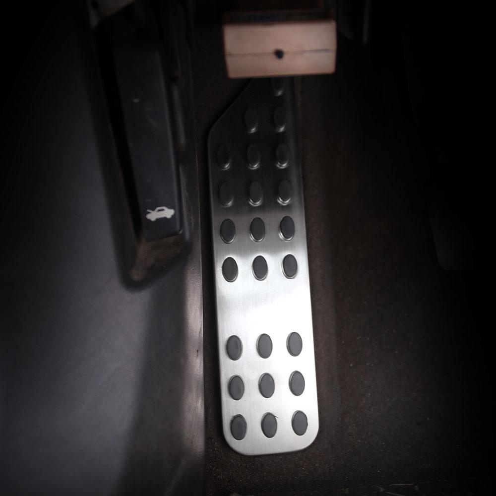 Car Footrest Foot Rest Pedal Cover for Chevrolet Cruze Trax Sonic Malibu Equinox LHD Dead Pedal Stainless Steel Pad Accessories