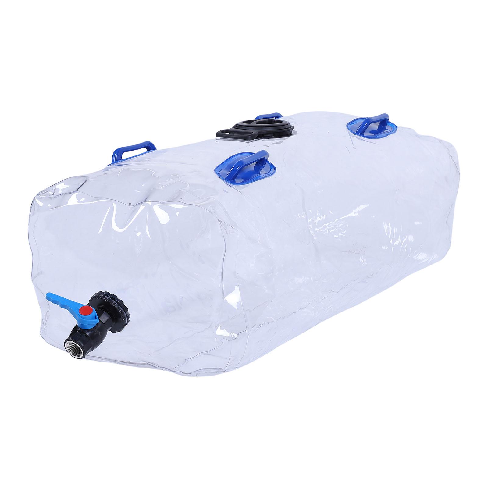 ПВХ резервуар для хранения воды 30 галлонов портативный бак для воды прозрачный складной мешок для воды контейнер для аварийного кемпинга