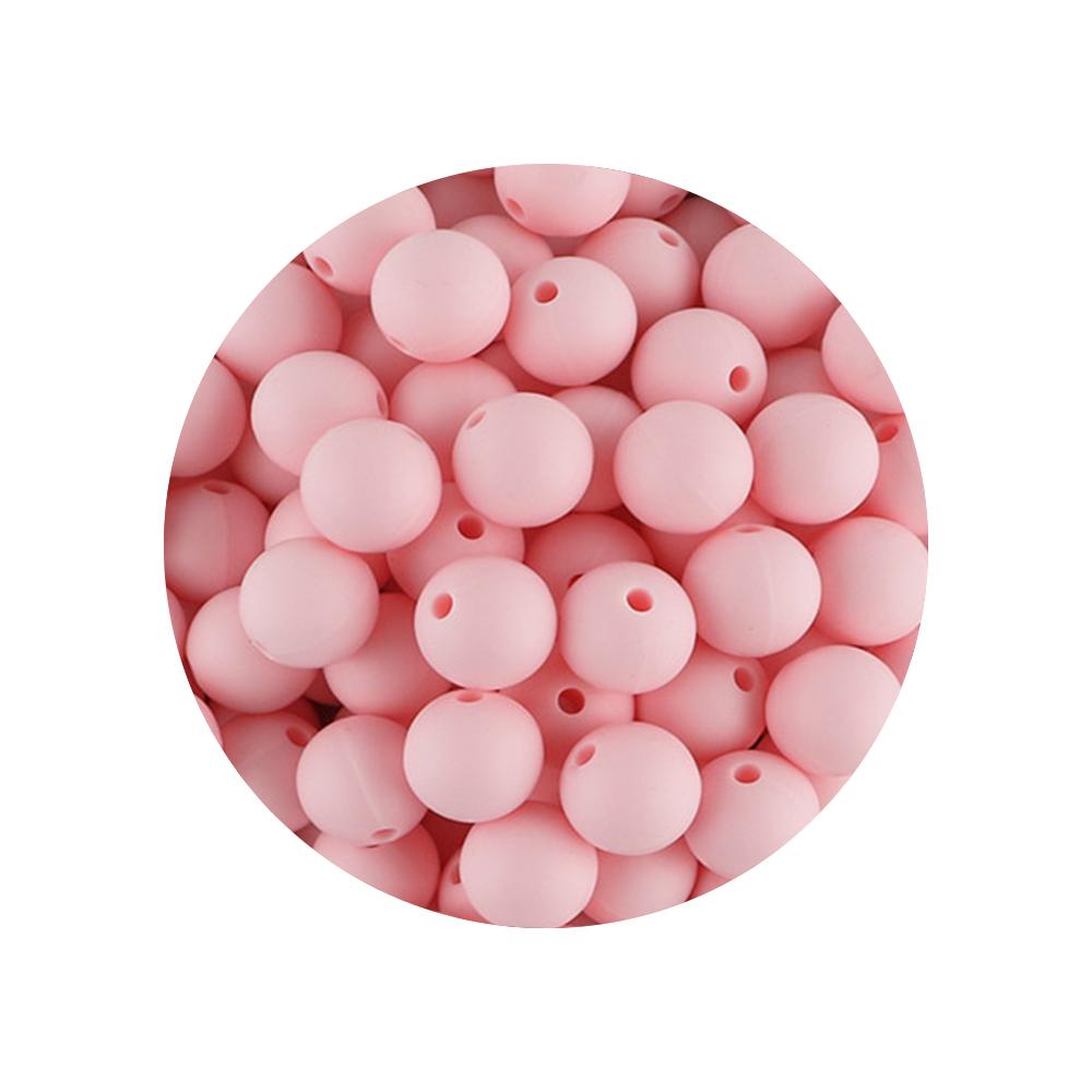 Kovict 9MM 40-80Pcs Round Silicone Bead 9MM Food Grade For Jewelry Making DIY Bracelet Pacifier Chain Accessories
