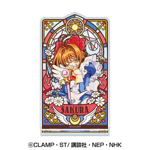 

Cardcaptor Sakura Stained Glass Style Акриловая подставка Kinomoto Sakura F (6)