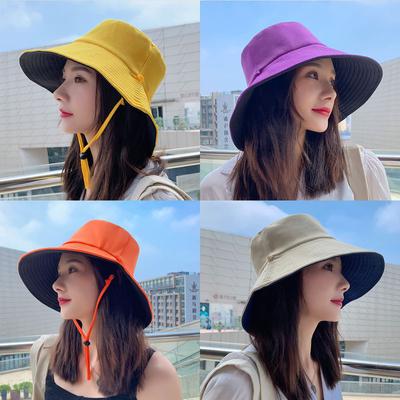 Women's Fisherman's Hat Spring and Summer Riding Hundred Pot Hat Beach Sunscreen Sun Hat
