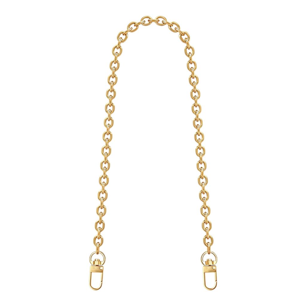 Chaîne de Portefeuille Sac à Main Chaînes Plates avec Boucles Métalliques Chaîne de Sangle pour Sac Bandoulière pour Sac à Main Portefeuille DIY Sac à Main Sac à Bandoulière Pochette