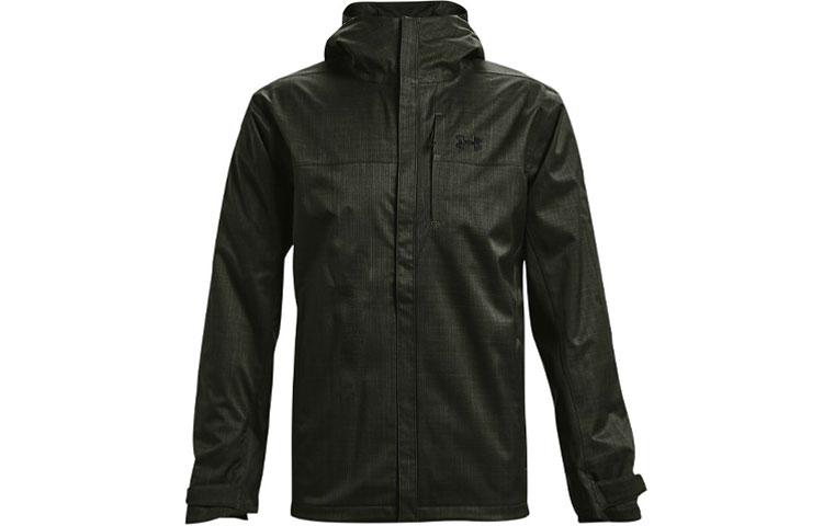 Under Armour Waterproof, Windproof, Breathable, And Thermal Windbreaker Jacket Men s Baroque Green 1300663-310 M