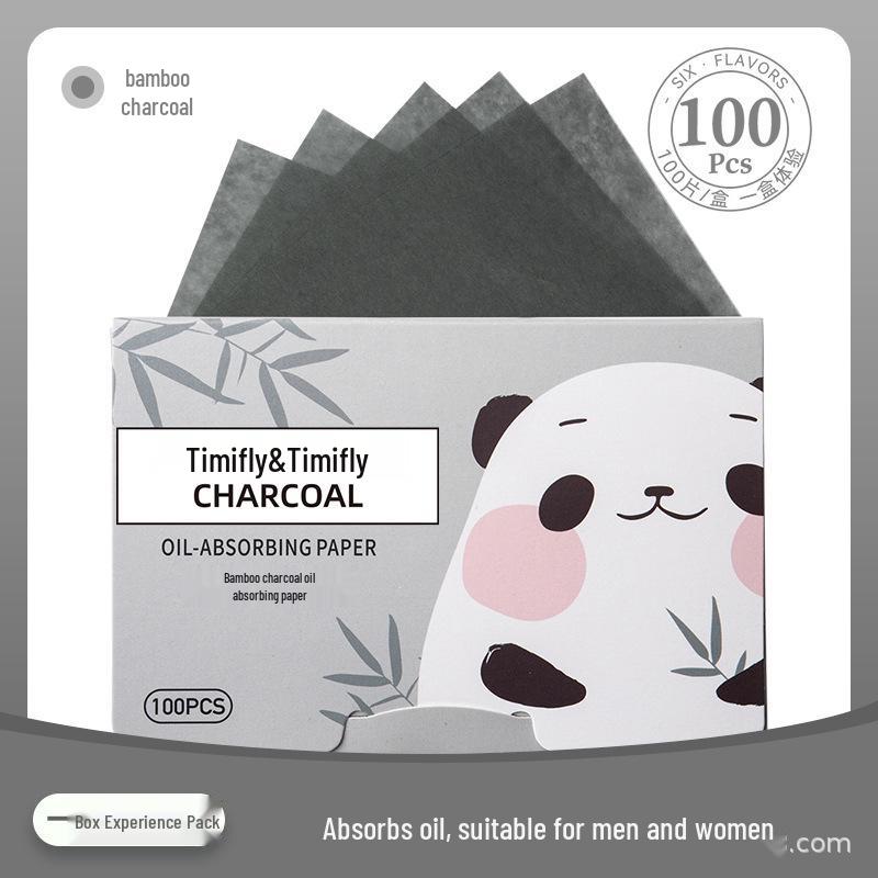 Portable Oil Absorbing Sheets for Facial Use - 100 Pack, Fragrance-Free, for Female Students