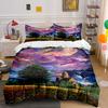 Colorful Landscape with Trees. Bedding Sets Duvet Cover Sets Duvet Covers Pillowcases(1 * Duvet Cover 2 * Pillowcases, Without Duvet Insert)