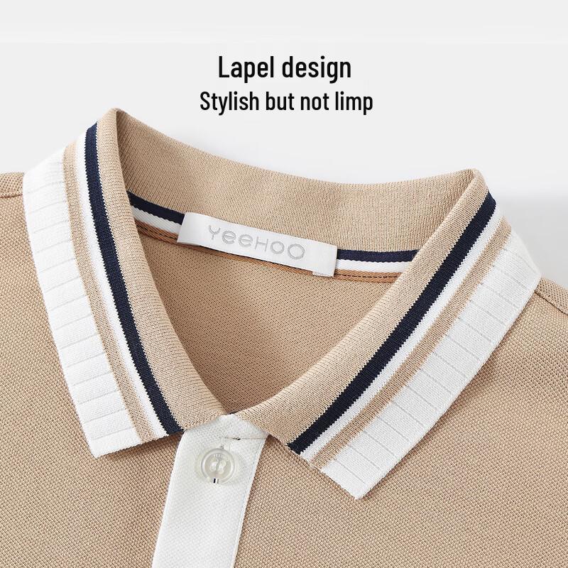 YEEHOO Boys' Cool-Touch Anti-bacterial Polo Shirt