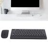 Keyboard Mouse Combo Wireless 2.4G USB Ultraslim Portable Ergonomic Wearproof Keyboard and Mouse for Notebook Computer