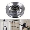 1set Fitness Equipment Bracket Pulley Silent DIY Pulley Fixed Pulley Hoisting Wheel Pull-down Wheel