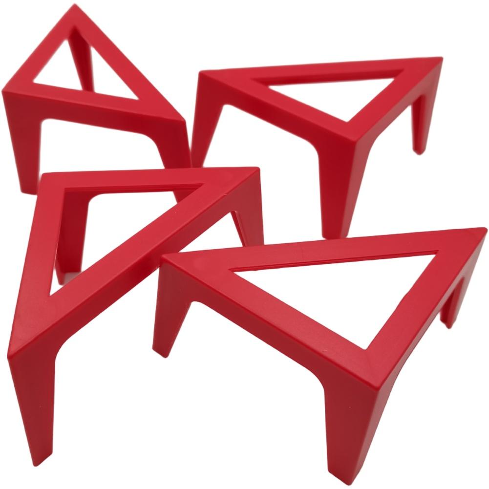 4Pcs Stable Canvas Stands Portable Risers For Pouring Paintings  Board Support Small Desk Easels Canvas Painting Display Stand