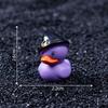 Devil Ghost Little Yellow Duck Figurine Decorative Hanging Accessories Micro-landscape Halloween Small Ornaments