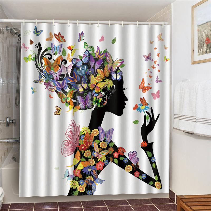 3D Grey Geometric Stone Shower Curtains Fabric Waterproof Bathroom Curtain Renew Home Hotel Decorative Curtains Blackout Screen