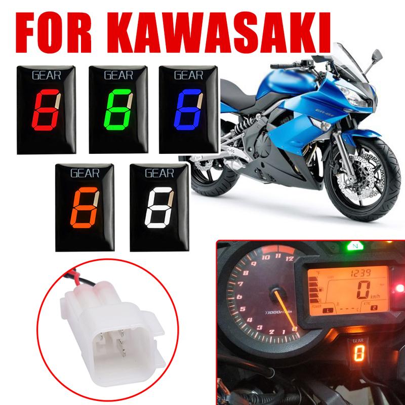 Ukazatel zařazeného rychlostního stupně pro Kawasaki ER6N ER-6N ER6F ER-6F Z750 Z1000 Z-750 Z-1000 ER4N ER-4N ER4F ER-4F Motocyklové příslušenství Displej