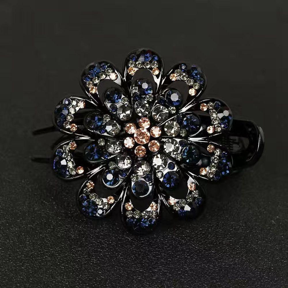 Headwear Korean Style Hairpin Female Hair Accessories Rhinestone Duckbill Clip Flower Hair Clip