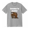 Everyday IM Shufflin Classic T Shirt Funny Cartoon Lover  vintage Washed Versatile Stretched Slightly streetwear Casual