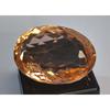 79-81 Ct Lab Created Imperial Topaz Oval Cut Stunning Certified Loose Gemstone