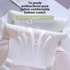 Women's Summer New 7A Class Cotton Antibacterial Crotchless Non Pinched Hip Mid Waist Triangle Briefs