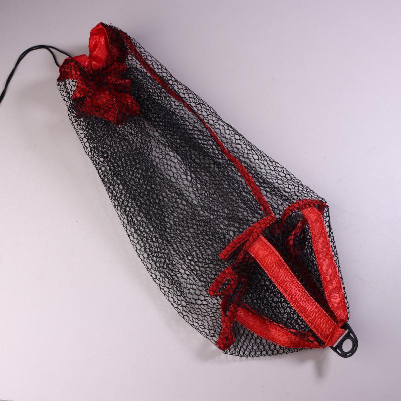 Fishing Mesh Bag Folding Fishing Fishing Gear Thickening Small Grid Nets Live Fish Nets Bag Bundle Mouth Net Bag Fishing Supply