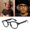 New Johnny Depp Style Glasses  Men Retro Vintage Prescription Eyeglasses Women Optical Spectacle Frame Clear Lens Black