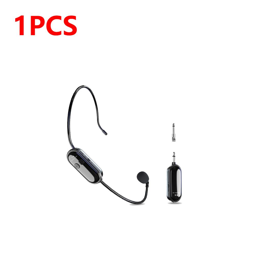 2 IN 1 Wireless Microphone Handheld Mic Headset Mic 2.4G Microphone Interview Speech Teaching Stage Speaker Speech Headset Mic
