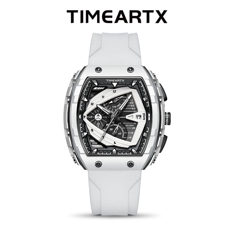 TIMEARTX Мужские уличные спортивные светящиеся водонепроницаемые кварцевые часы