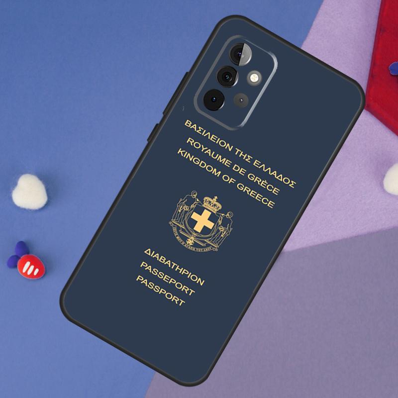 Greece Greek National Flag Case For Samsung Galaxy A13 A16 A26 A36 A56 A06 A55 A35 A15 A54 A34 A14 A53 A12 A22 A32 A52