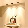 Recessed Luminaire, Movable Eyelet, Black, Round, Halogen, GU10 Spotlight Videx
