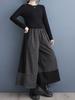 Oversized Striped Print Spring Pants Women Wide Leg Loose Pleated Ladies Trousers Elastic High Waist Fashion Casual Woman Pants