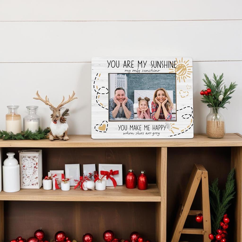 You Are My Sunshine Picture Frame 4x6, You Are My Sunshine Gifts, Inspirational Gifts for Women, Sunshine Gifts, Motivational Gifts Uplifting Gifts