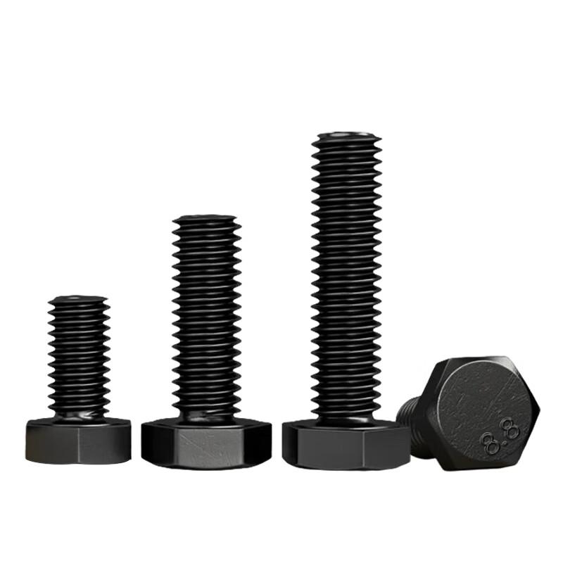 MinDu 8.8 Grade High-Strength Blackened Hex Head Bolts