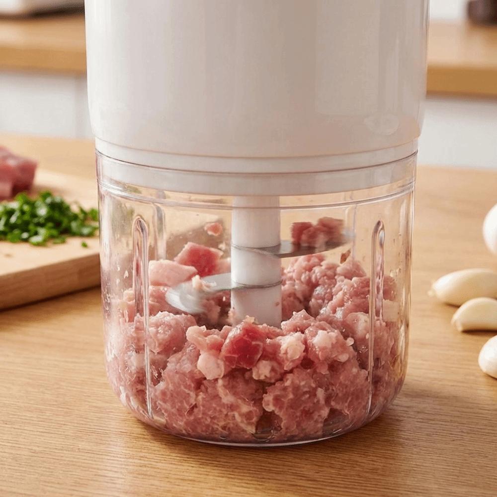 Detachable Food Processor Rechargeable Handheld Garlic Crusher Vegetable Grinder  Camping