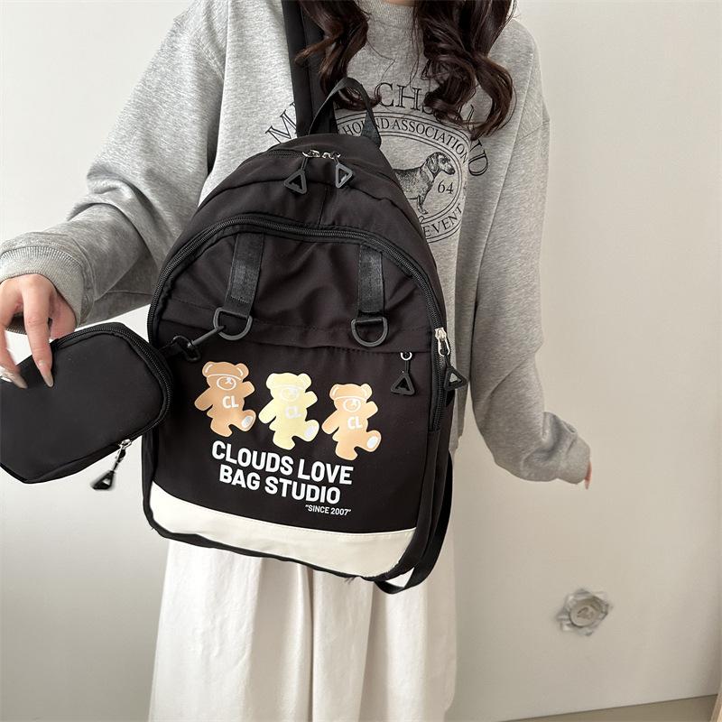Backpack Large Capacity Junior High School Student School Bag Versatile Leisure Travel College Student Backpack Female