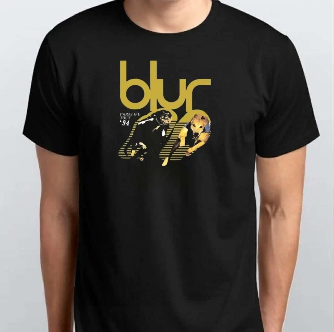 

Blur Vintage Britpop Band Concert Tour Unisex 100% Cotton T-shirt Mens Tees Top S M L XL XXL 3 4 XL Black 2XL