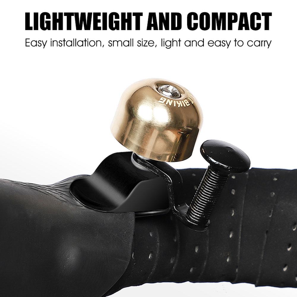 

Small Bicycle Bell MTB Road Bike Horn Safety Ring Cycle Alarm Fine Quality Loud MTB Road Bicycle Bike Bell чёрный