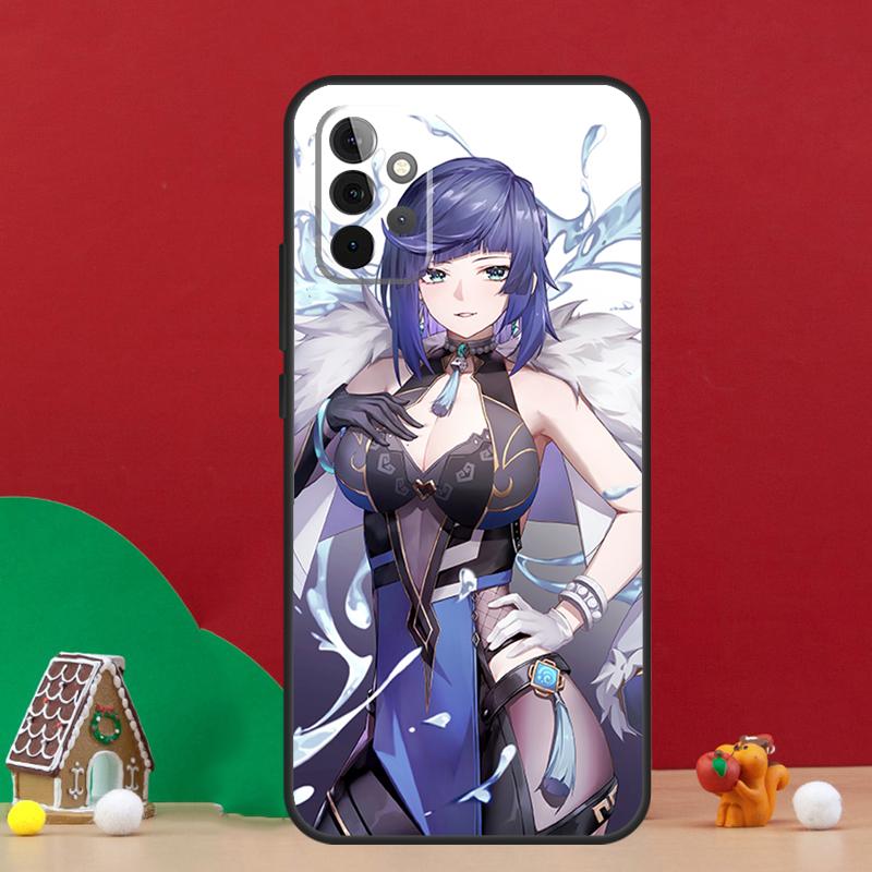 Genshin Impact Yelan Case For Samsung Galaxy A55 A52 A32 A12 A33 A06 A16 A26 A36 A56 A15 A53 A13 A34 A54 A14 A17