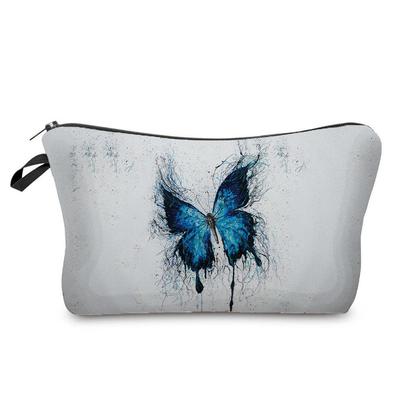 Women Flower Print Cosmetic Bag Toiletries Organize Travel Storage Case 6670